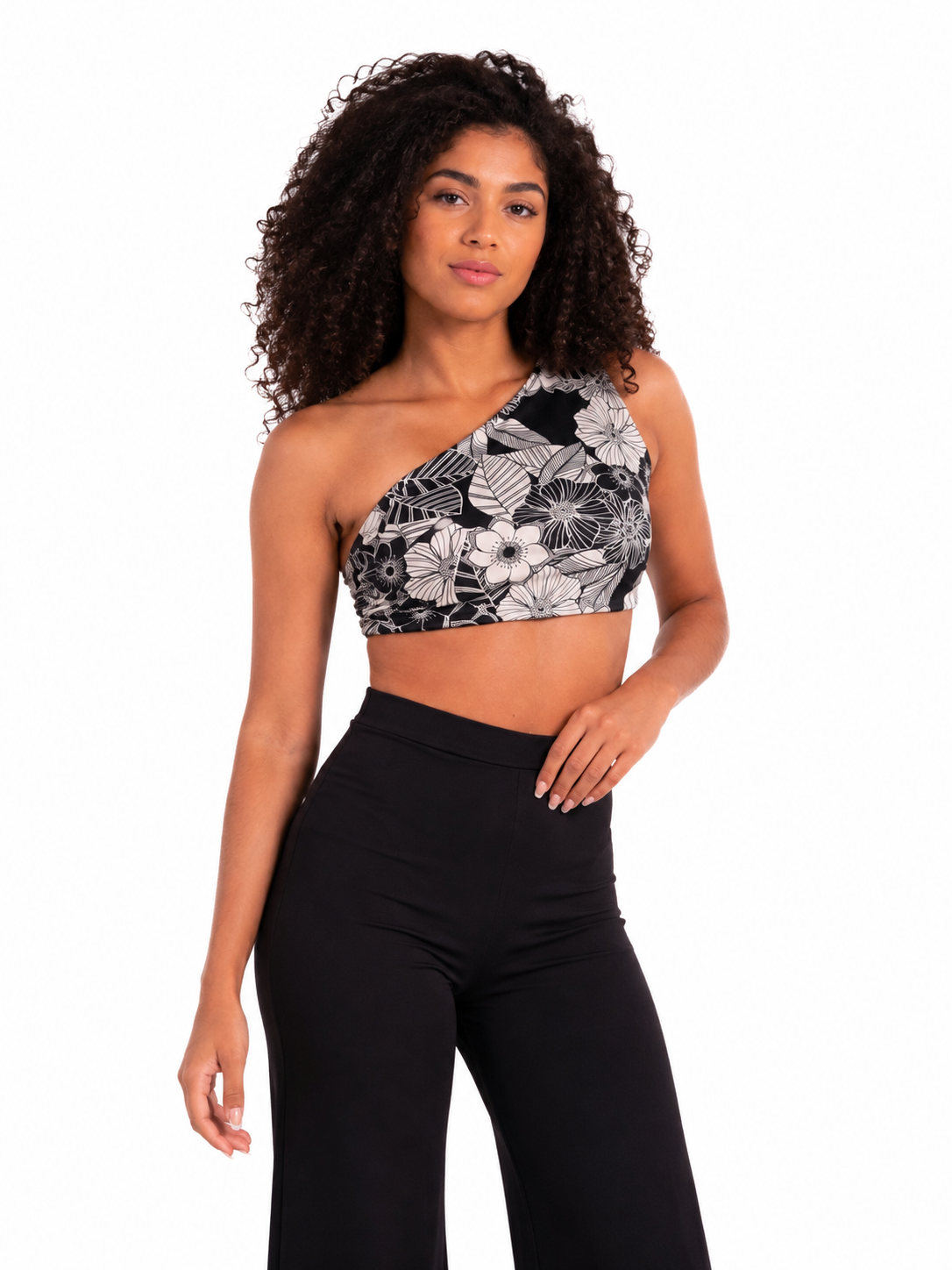Top Anastasia Flores Negro