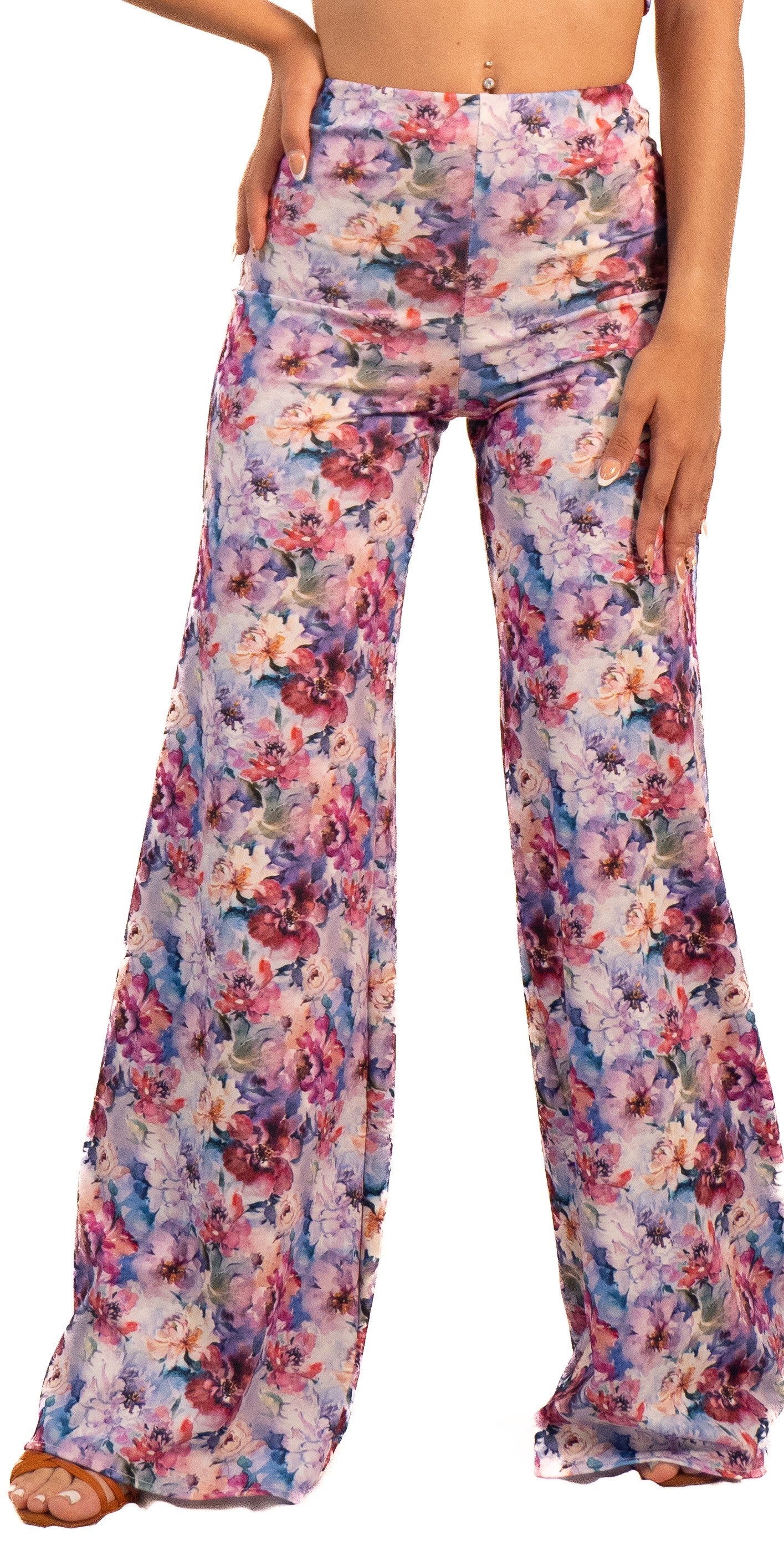 Conjunto Anastasia Flores Burdeos