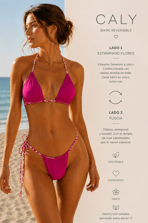 Bikini Orquidea  Rosa REVERSIBLE