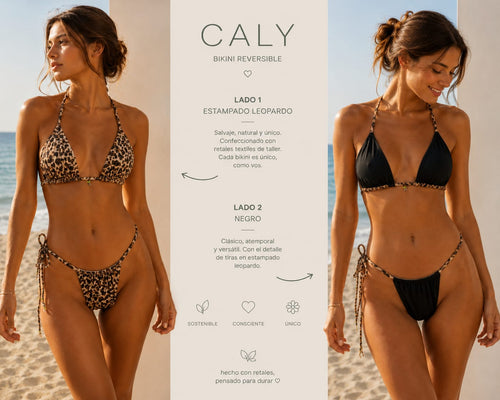 Bikini Orquidea Leopardo REVERSIBLE